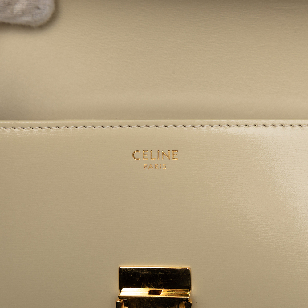 Pre-Loved Celine Shiny Calfskin Claude Shoulder Bag - Picture 6 of 8